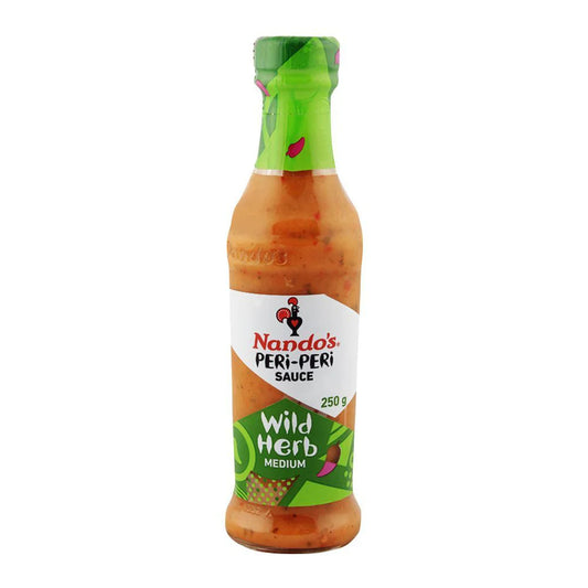 NANDO S PERI-PERI SAUCE WILD HERB MEDIUM 250G