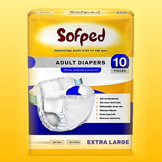 (SOFPED)PAMPER ADULTS XL (10pc)