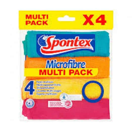 SPONTEX 4 MICROFIBER COLLECTION CLEANING