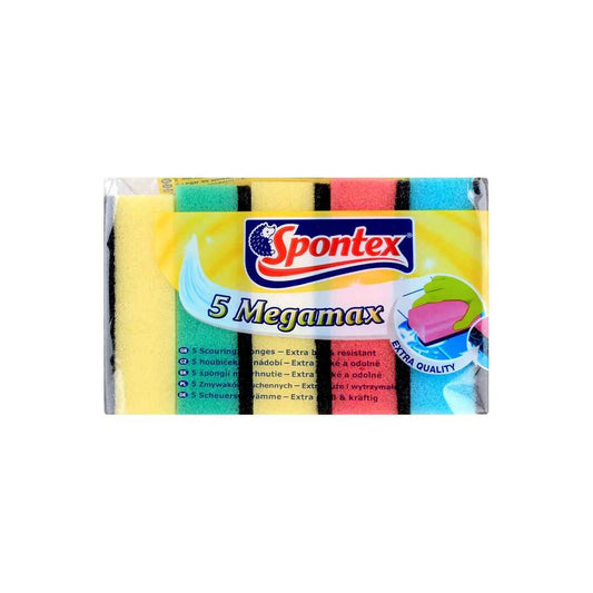 SPONTEX 5 MEGA MAX SPONGES CLEANING