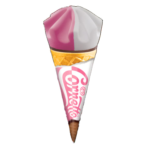 WALLS CORNETTO POP CONE STRAWBERRY VANILLA 80ML