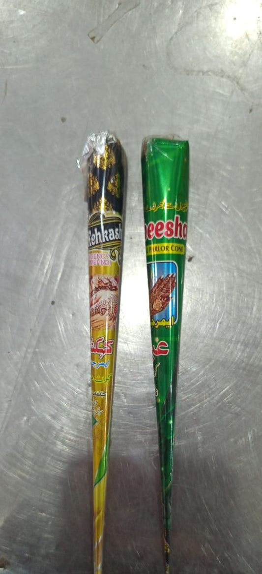 ABEESH/KAHKSSHA RED CONE MAHNDI 1PC