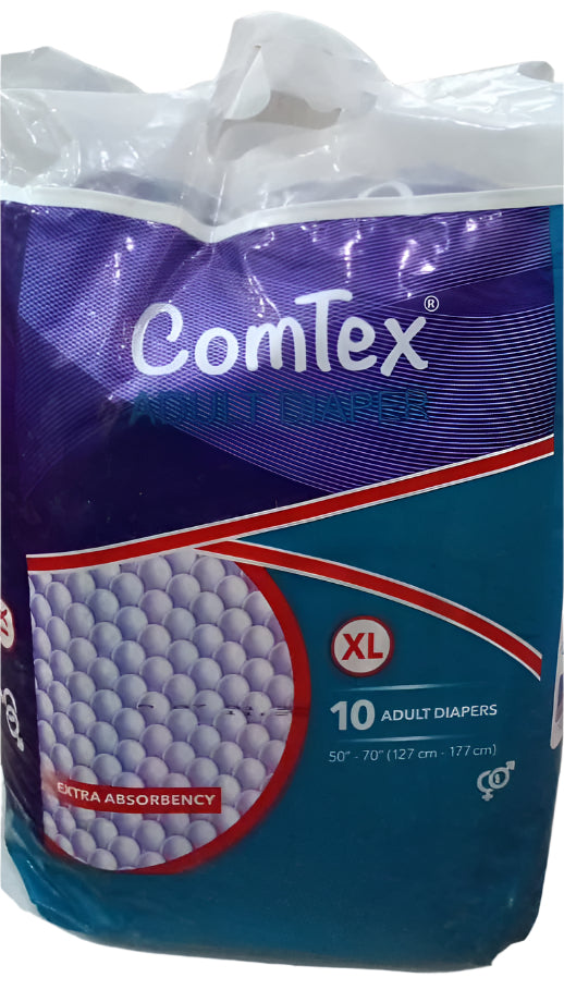 (COMTEX) ADULT PAMPER XL 10PC