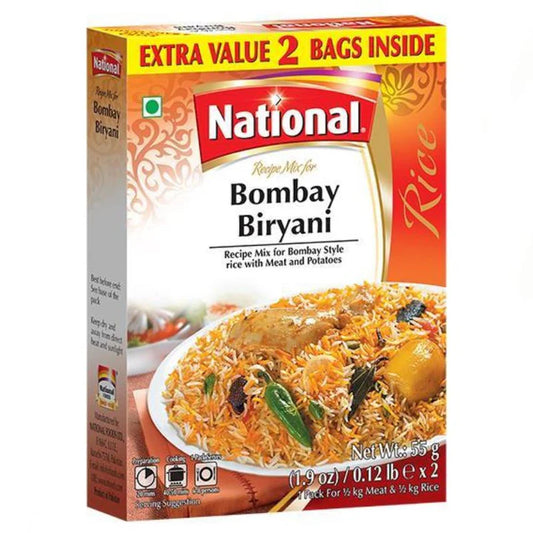 (NATIONAL) BOMBAY BIRYANI MASALA 110GM BOX