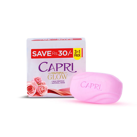 (CAPRI)SOAP FAMILY BUNDLE GLOW PINK 150GM