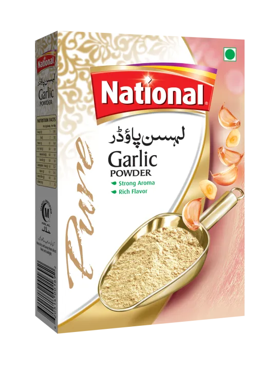 (NATIONAL) GARLIC PODWER 50GM BOX