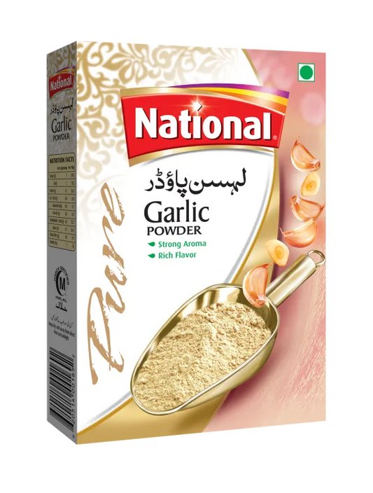 (NATIONAL) GARLIC PODWER 50GM BOX
