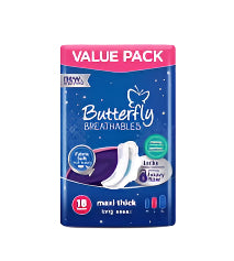 BUTTERFLY PAD MAXI LARGE (BREATHABLES)