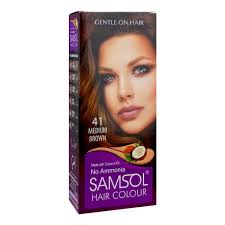 SAMSOL HAIR COLOR-41 (MEDIUM BROWN)