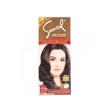 SAMSOL HAIR COLOR-43 (DARK BROWN)