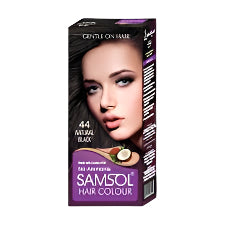 SAMSOL HAIR COLOR-44 (NATURAL BLACK)