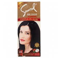 SAMSOL HAIR COLOR-45 (BLACK BROWN)