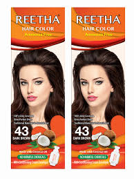 REETHA HAIR COLOR-43 (DARK BROWN)