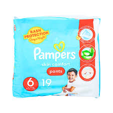 P&G PAMPERS SKIN COMFORT (BABY PAPER PACK) 19 DIAP