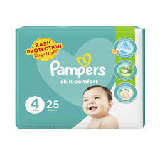 P&G PAMPERS SKIN COMFORT (BABY PAPER PACK) 25 DIAP