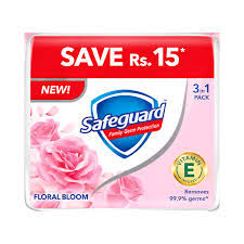 P&G SAFEGUARD SOAP (125G) 3 IN 1 PACK FLORAL BLOOM