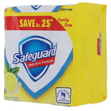 P&G SAFEGUARD SOAP (125G) 3 IN 1 PACK LEMON FRESH