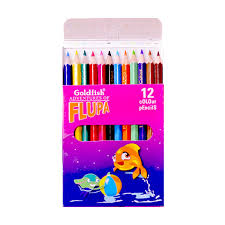 GOLDFISH ADVENTURES OF FLUPA 12 COLOUR PENCILS