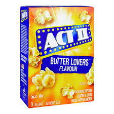 ACTII BUTTER LOVERS FLAVOUR 255G