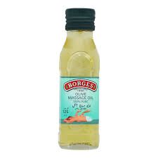 BORGES OLIVE MASSAGE OIL 100% PURE 125ML