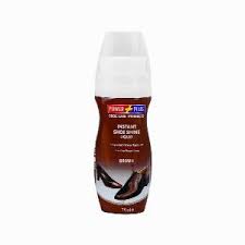 (POWER PLUS) SHOE SHINE BROWN LIQUID 75ML