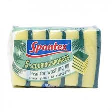 SPONTEX SCOURING SPONGES CLEANING