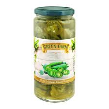 GREEN FARM SLICED JALAPENO GREE PAPPERS PICKLE