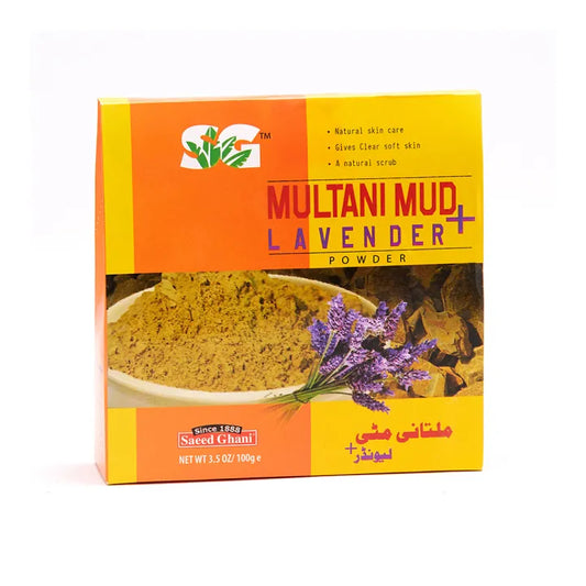SAEED GHANI MULTANI MUD LAVENDER + POWDER 100GM