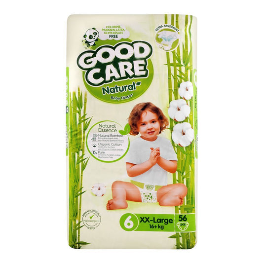 (GOOD CARE) NATURAL PAMPER XXL(6) 56PC JUMBO