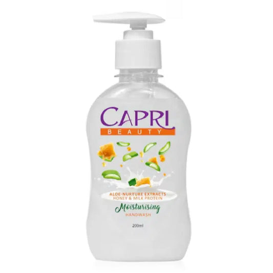 (CAPRI)HAND WASH (B) WHITE MOISTURIZING 200ML