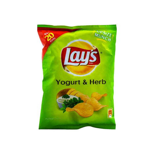 FRITO LAY LAYS YOGURT & HERB PAPATO CHIPS 21GM