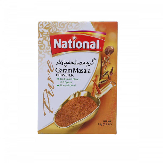 (NATIONAL) GARAM MASALA PODWER 25GM BOX