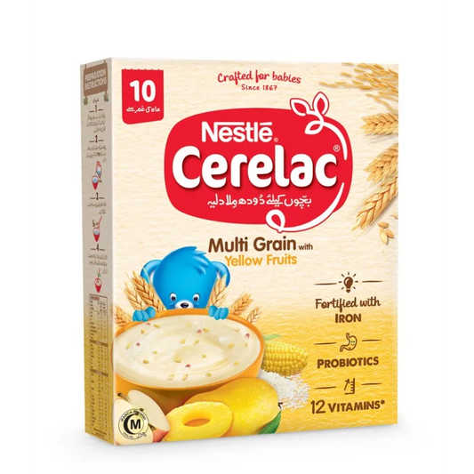NESTLE CERELAC MULTI GRAIN WITH YELLOW FRUITS