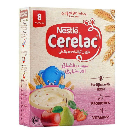 NESTLE CERELAC PAM APPLE STRAW (170GM)