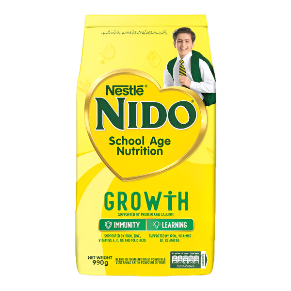 NESTLE NIDO GROWTH MILK POWDER 990G