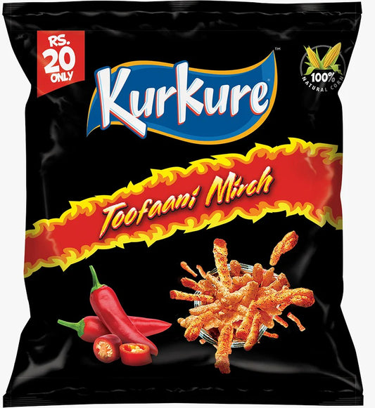 FRITO LAY KURKURE (TOOFANI MIRCH) 15GM