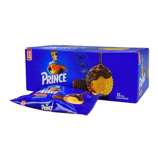 LU PRINCE COVERED IN CHOCOLATE SANDWICH BISCUIT