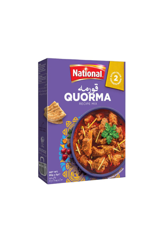 (NATIONAL) QUORMA MASALA 86GM BOX