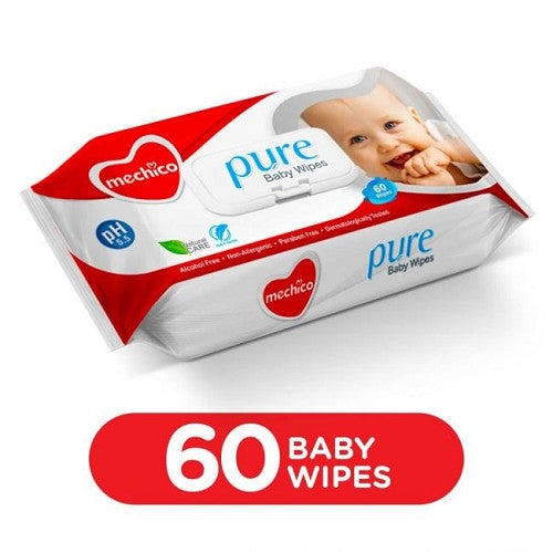 MECHICO PURE BABY WIPES (TISSUE) 60PCS